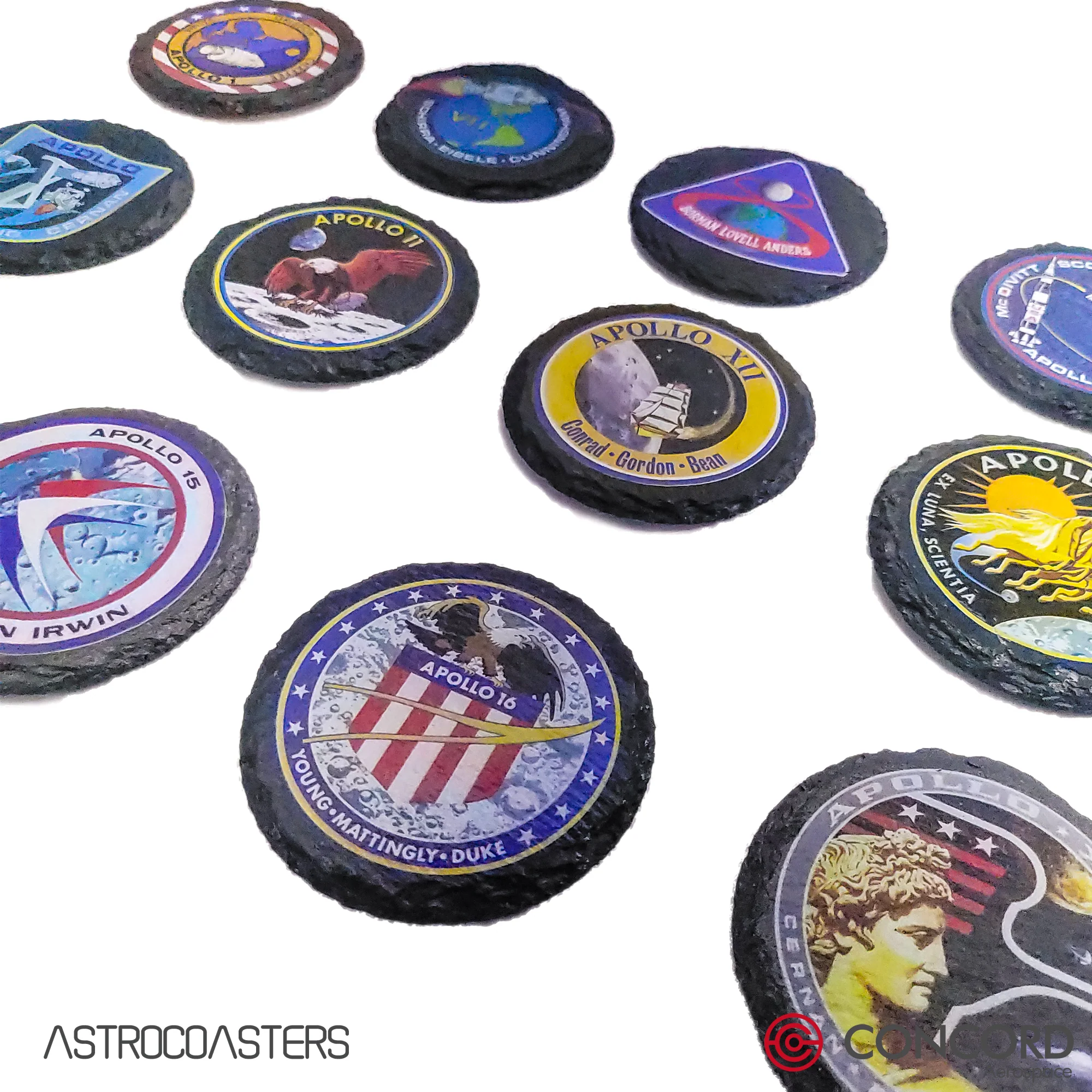 APOLLO 1 MISSION - SLATE COASTER - Image 8