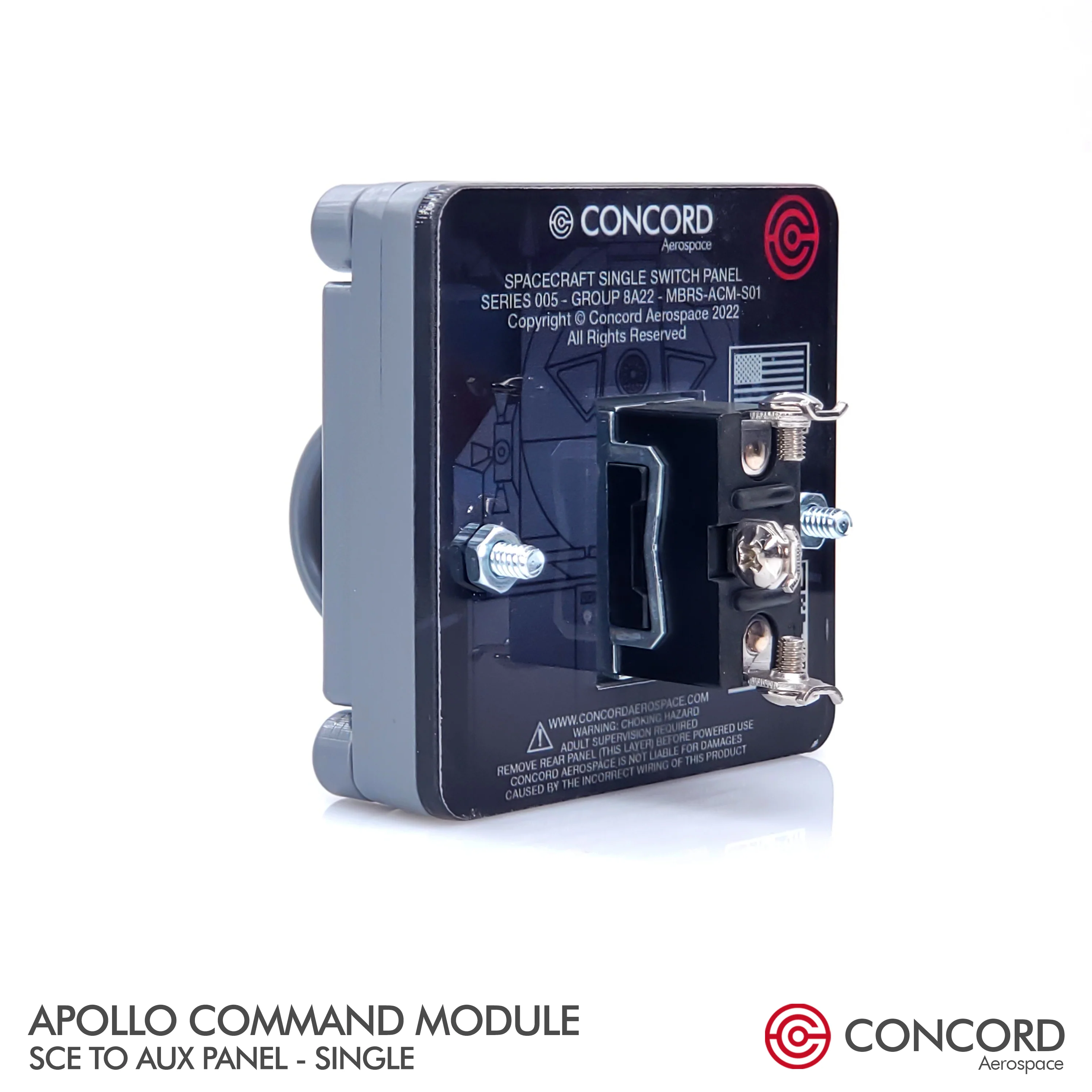 APOLLO COMMAND MODULE SINGLE SWITCH PANEL - SCE to AUX - Image 6