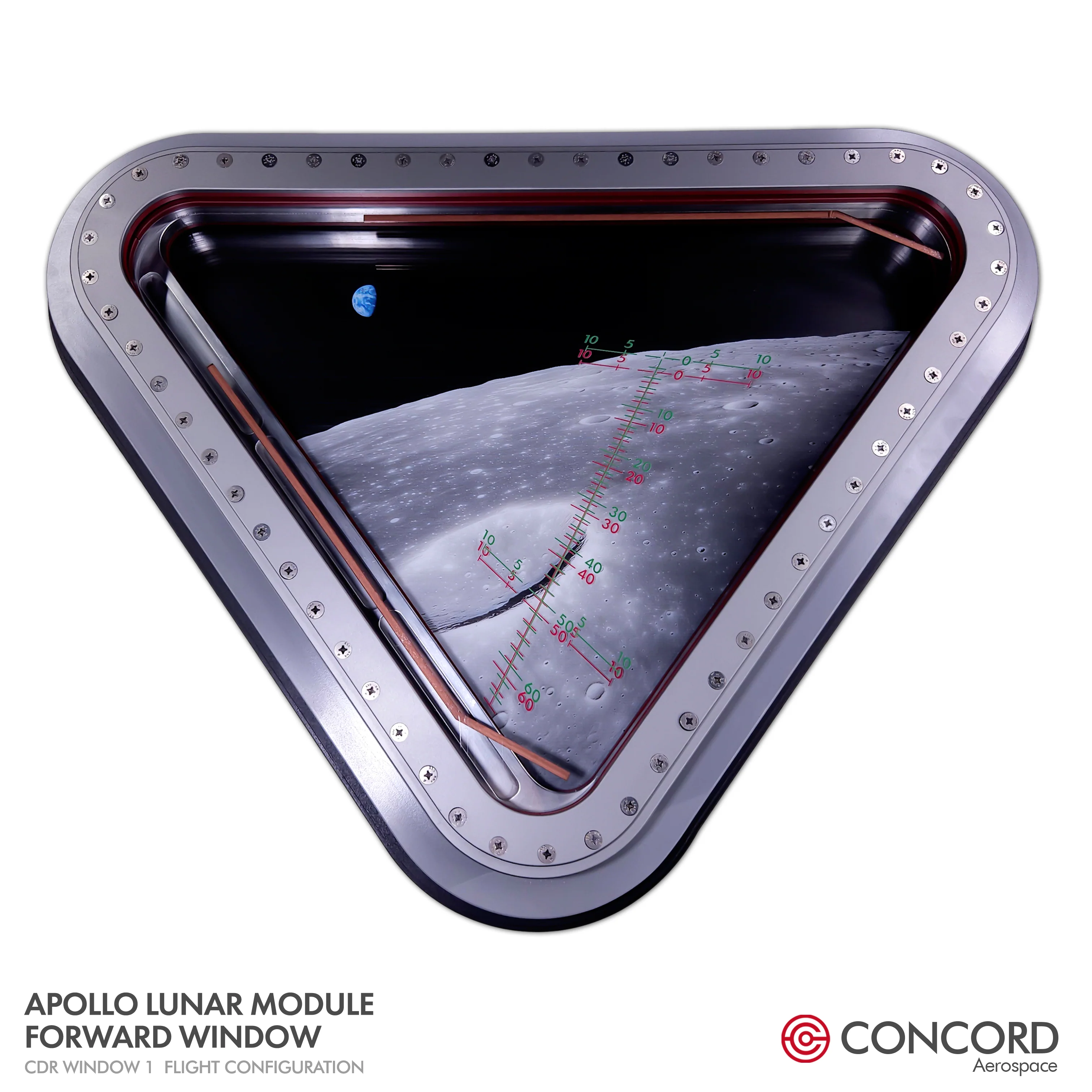 APOLLO LUNAR MODULE FORWARD WINDOW – Flight Configuration - Image 2