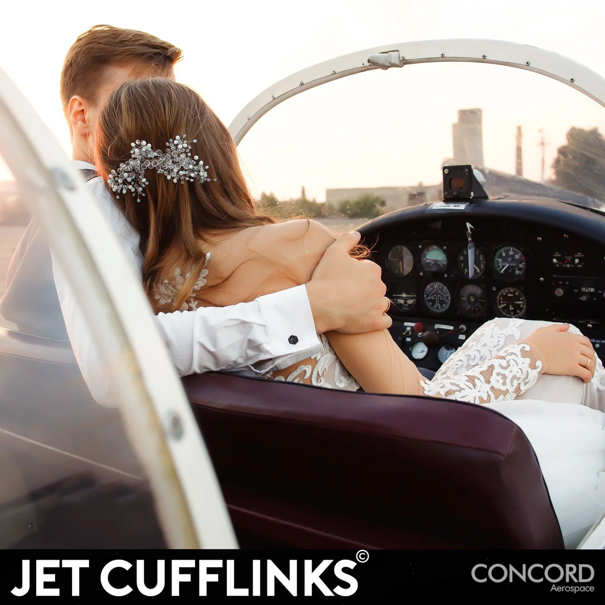 JET CUFFLINKS - CRAFTED FROM THE MIGHTY BOEING 747 - Image 5