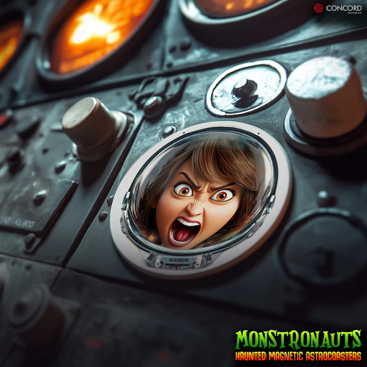 MONSTRONAUTS HAUNTED MAGNETIC ASTROCOASTERS - Image 43